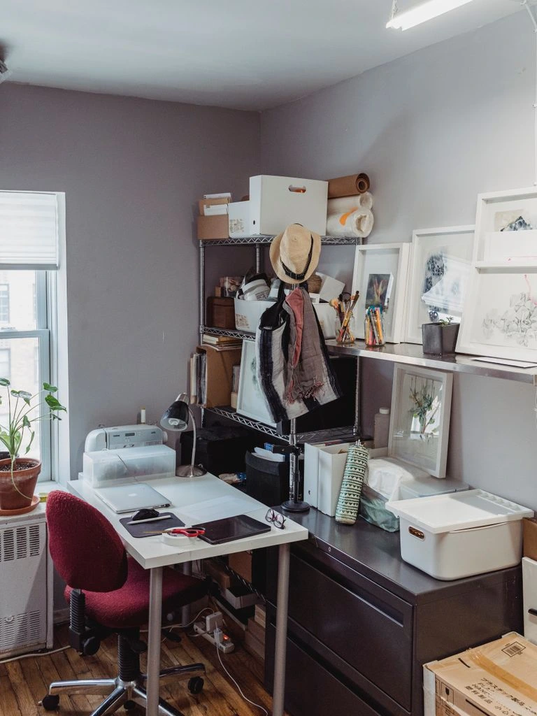 The original 480-square-foot Brooklyn apartment where Creative Home Decor was founded in 2014